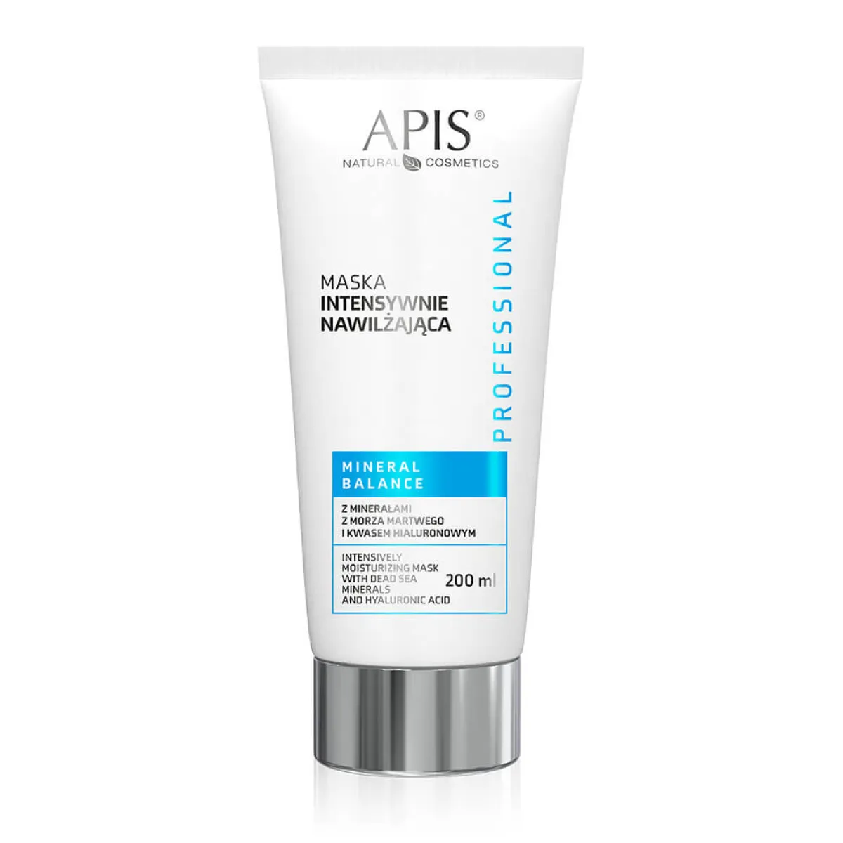 Apis - Mineral Balance - Maska do twarzy intensywnie nawilżająca z minerałami z Morza Martwego i kwasem hialuronowym 200ml