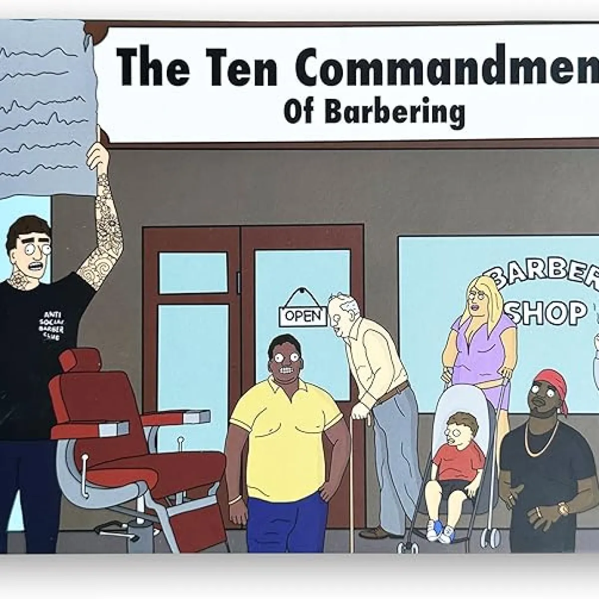 TPOB - TPOB The 10 Commandments of Barbering - Gadżet