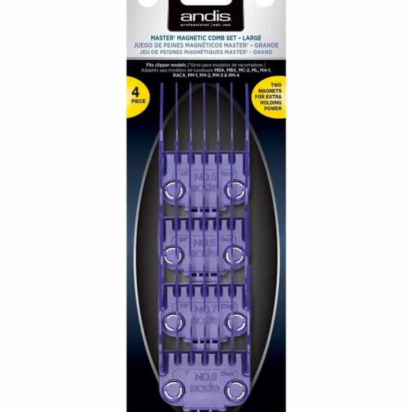 Andis - Master Magnetic Comb Set Small - Zestaw Nakładek Magnetycznych