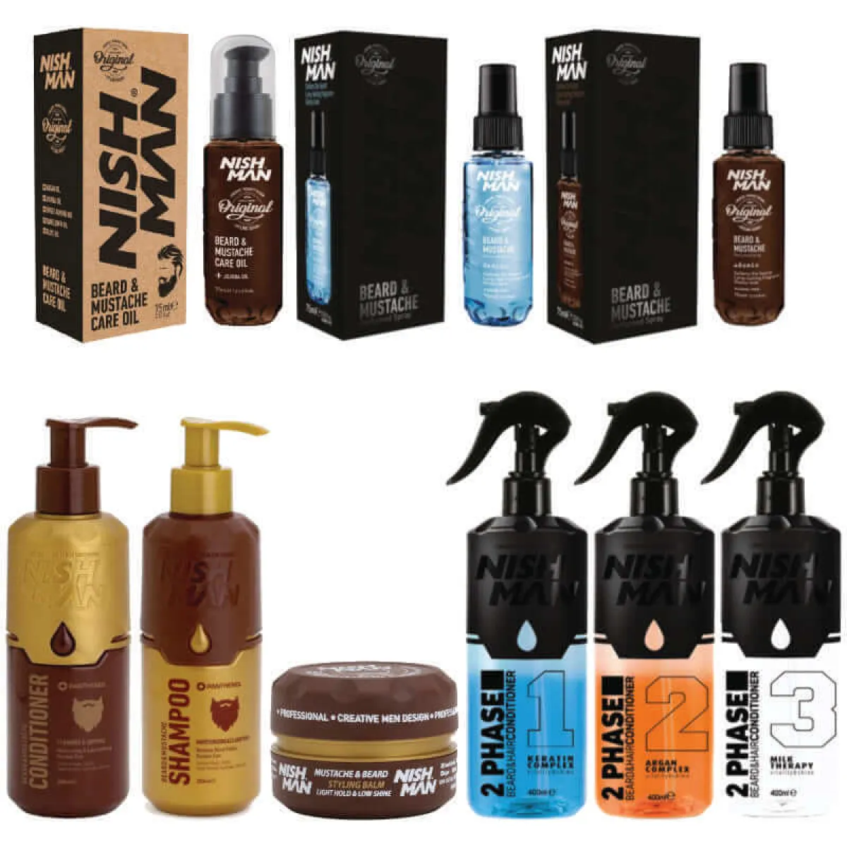 Nishman - Starter Pack Broda - Pakiet startowy do pielęgnacji brody