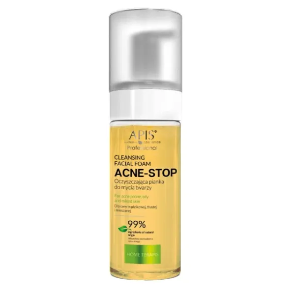 APIS ACNE-STOP Home terApis – Oczyszczająca pianka do mycia twarzy, 150 ml