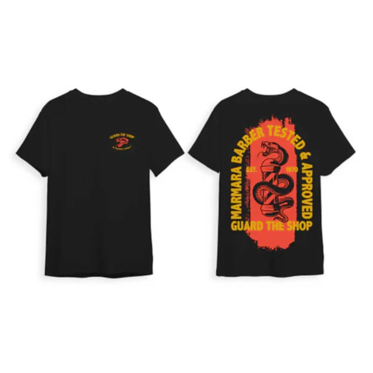 Marmara - Barber T-Shirts Guard Black - Czarna koszulka w rozmiarze XXL