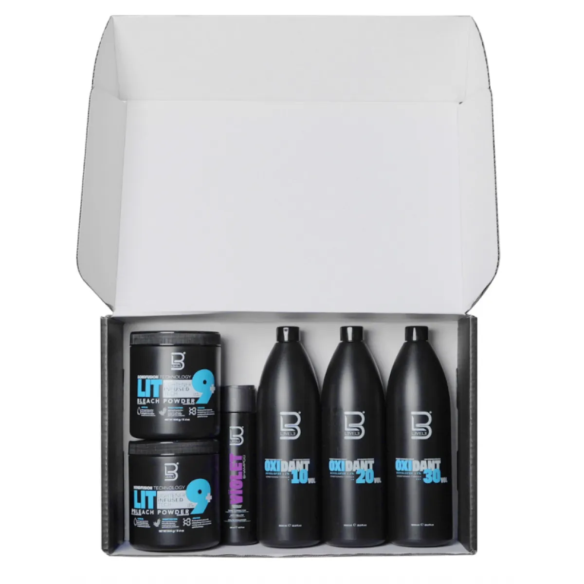 L3VEL3 - LIT Zestaw startowy do rozjaśniania włosów
