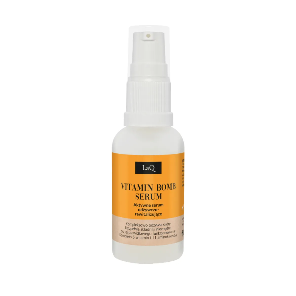 LaQ - Vitamin Bomb Serum - Stay Strong! - Aktywne Serum Odżywczo - Rewitalizujące 30ml