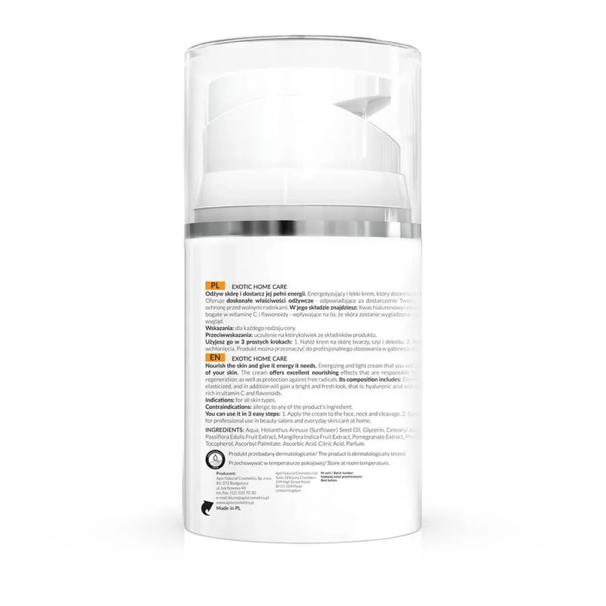 Apis - Exotic Home Care - Egzotyczny krem do twarzy witalizujący 50ml