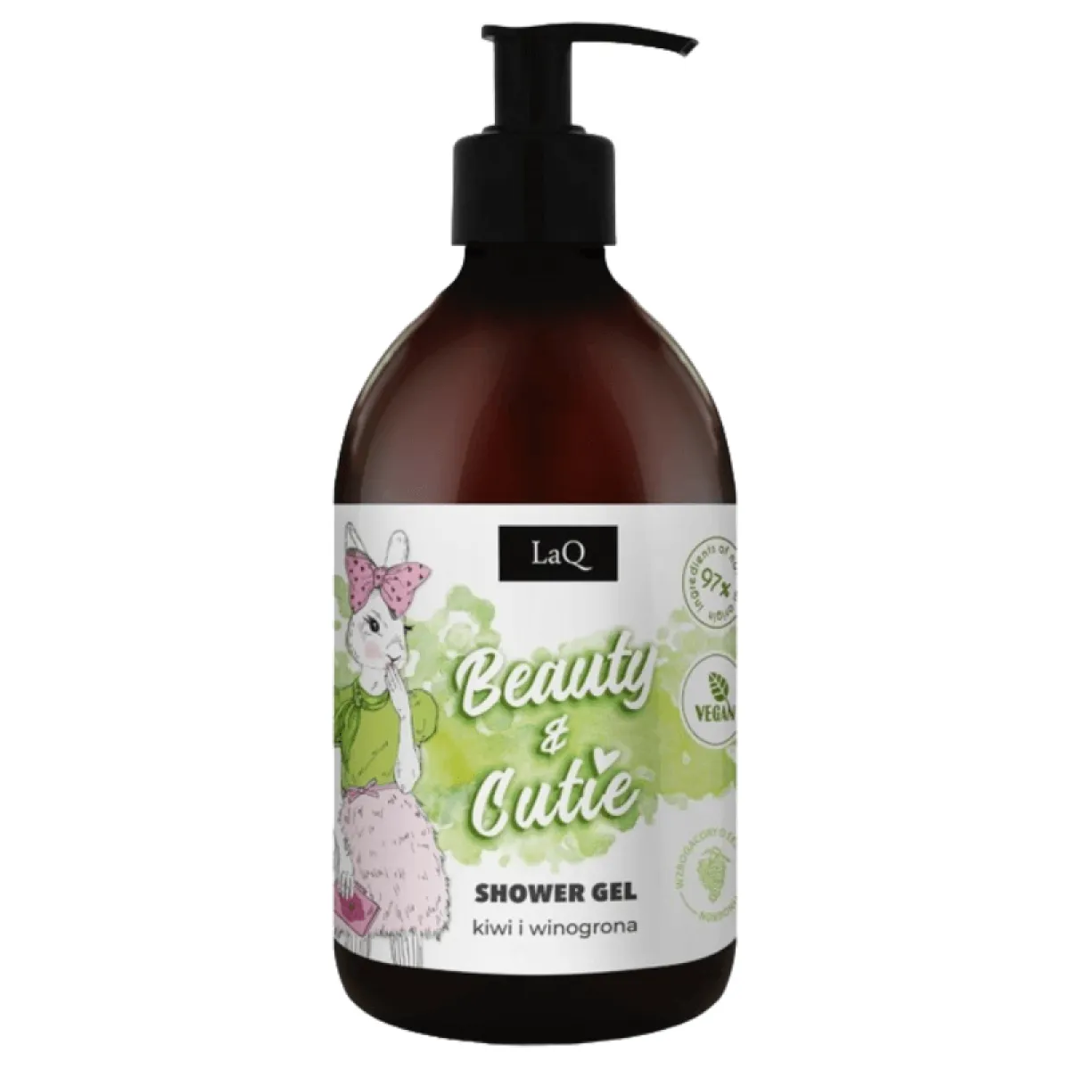 LaQ - Kiwi i Winogrona - Żel pod prysznic 500ml