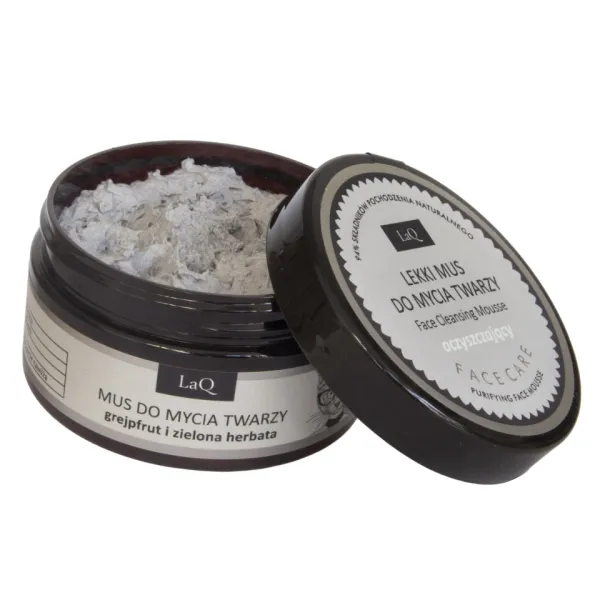LaQ - Oczyszczający Grejpfrut i Zielona Herbata - Oczyszczający mus do mycia twarzy 100ml