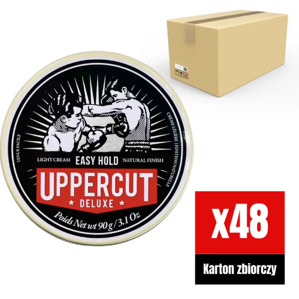 Uppercut Deluxe - Easy Hold Pomade - Wodna pomada do włosów KARTON 48x90g
