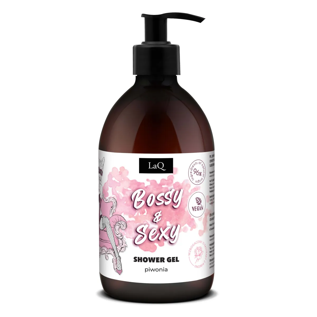LaQ - Piwonia - Zmysłowy żel pod prysznic 500ml