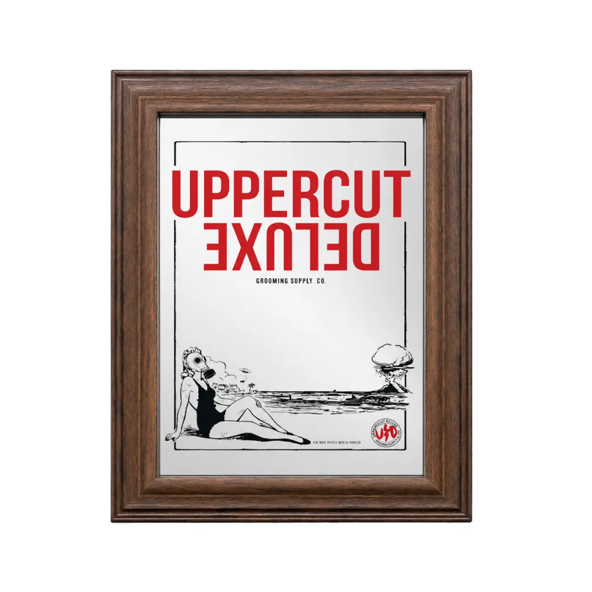 Uppercut Deluxe - Easy Street Bar Mirror - lustro barowe / dekoracja do barbershopu, baru, garażu