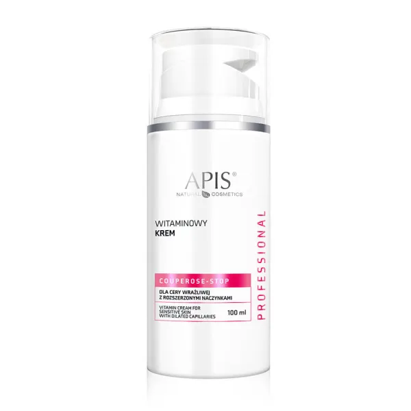Apis - Couperose - Stop - Witaminowy krem dla cery wrażliwej z rozszerzonymi naczynkami 100ml