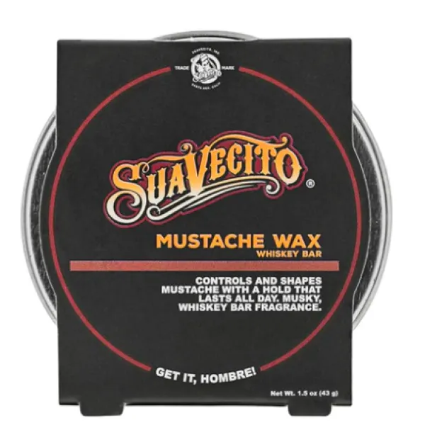 Suavecito - Moustache Wax Whiskey Bar - Wosk do stylizacji wąsów 57g