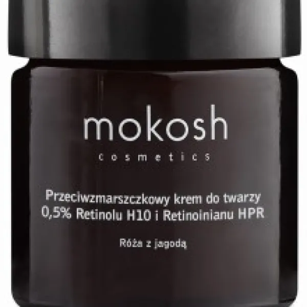 Mokosh - przeciwzmarszczkowy krem do twarzy 0,5% Retinolu H10 i Retinoinianu HPR 60ml
