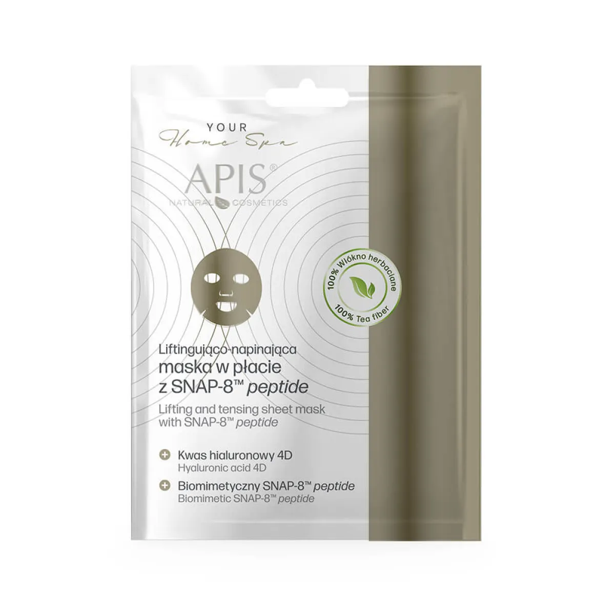 Apis - Liftingująco - Napinająca Maska W Płacie z SNAP-8™ Peptide 20g