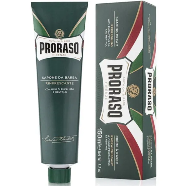 Proraso - Refreshing, linia Zielona - Krem do golenia w tubie 150ml
