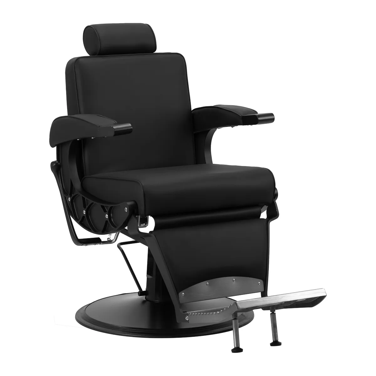 Fotel barberski Gabbiano Continental czarny