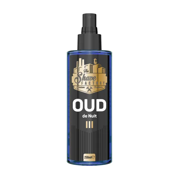 The Shave Factory - OUD III De Nuit After Shave Cologne - Perfumowana Woda po Goleniu 250ml
