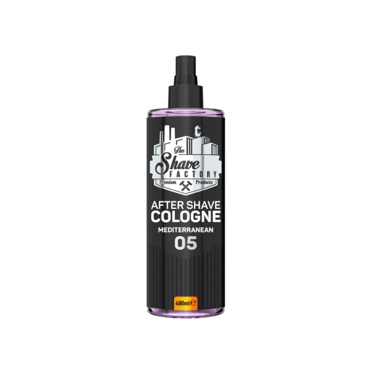 The Shave Factory - Mediterranean 05 After Shave Cologne Spray - Perfumowana Woda Kolońska po Goleniu 400ml