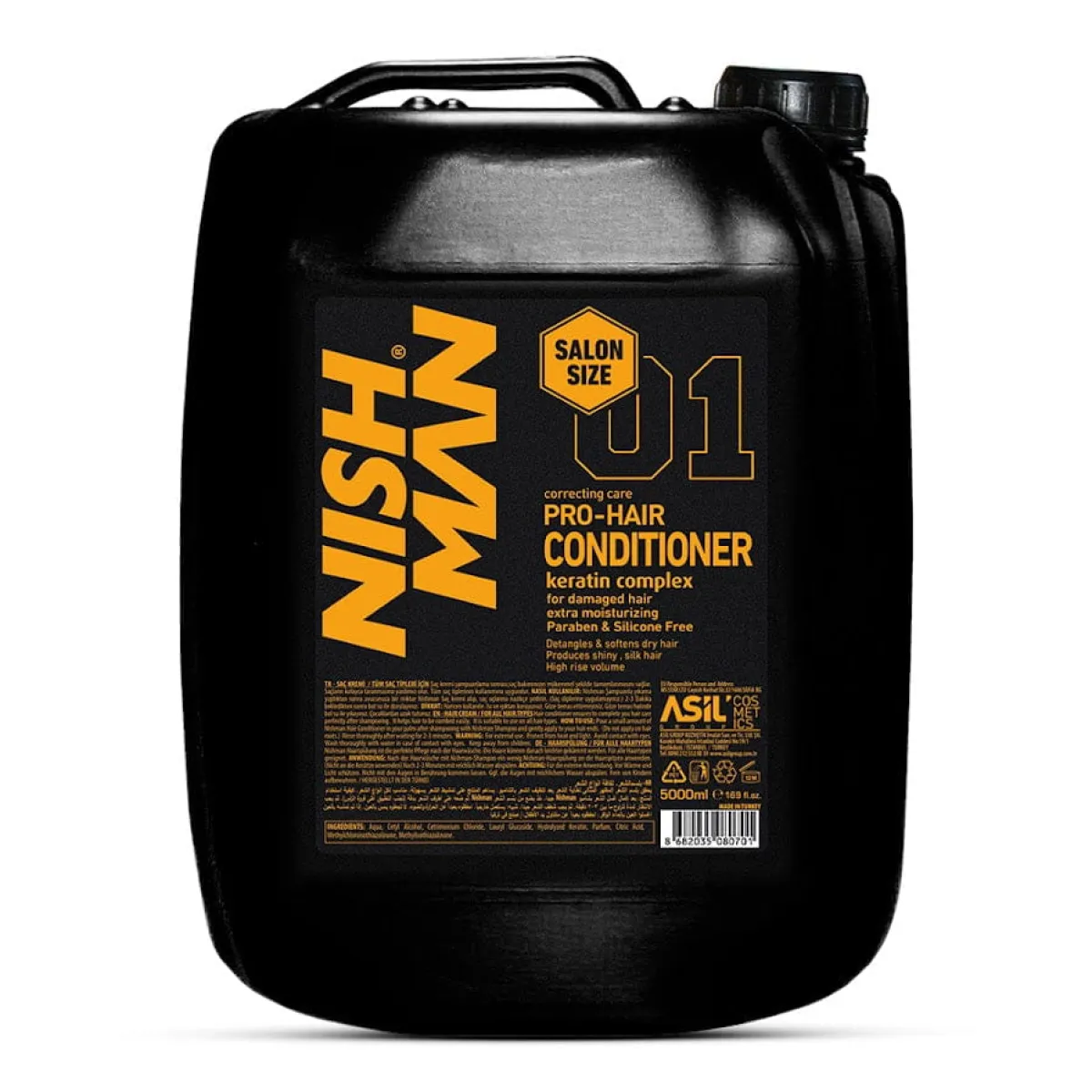 Nishman - 01 Pro - Hair Conditioner - Odżywka do włosów 5000ml