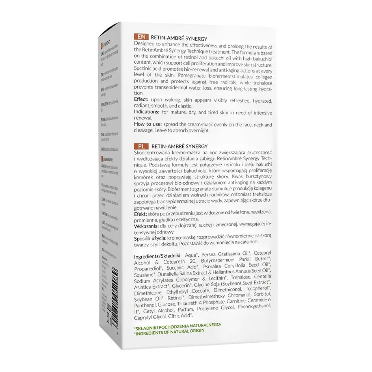 Apis - Retin-Ambre Synergy Home Terapis - Kremo-maska na noc z retinolem i kwasem bursztynowym do twarzy 50ml