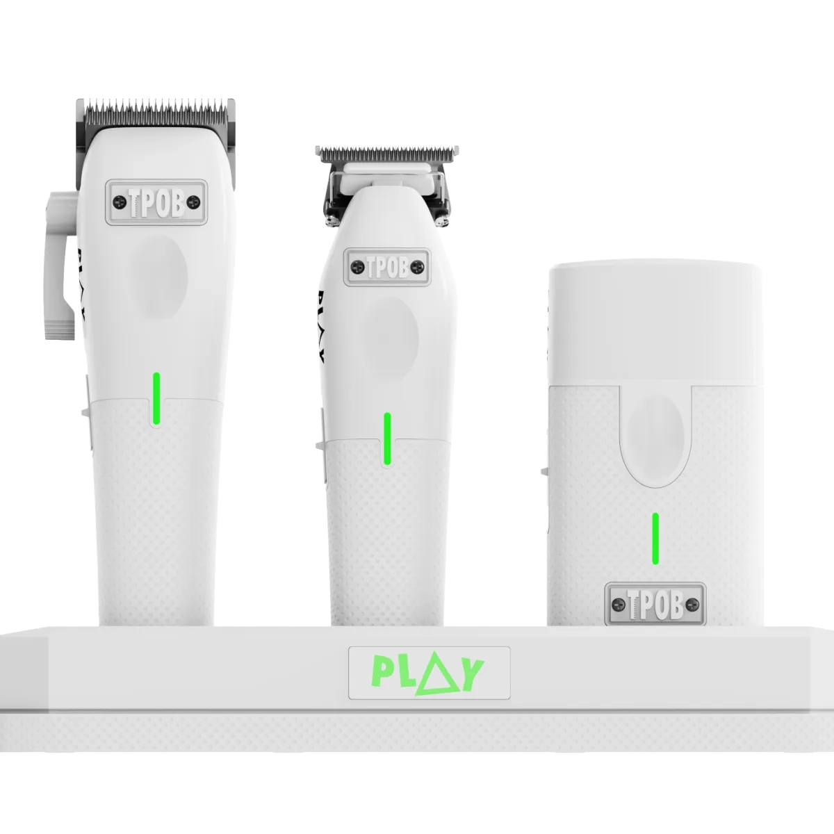 TPOB - PLAY ALL-IN-ONE BUNDLE (White Edition) - Zestaw barberski, biały