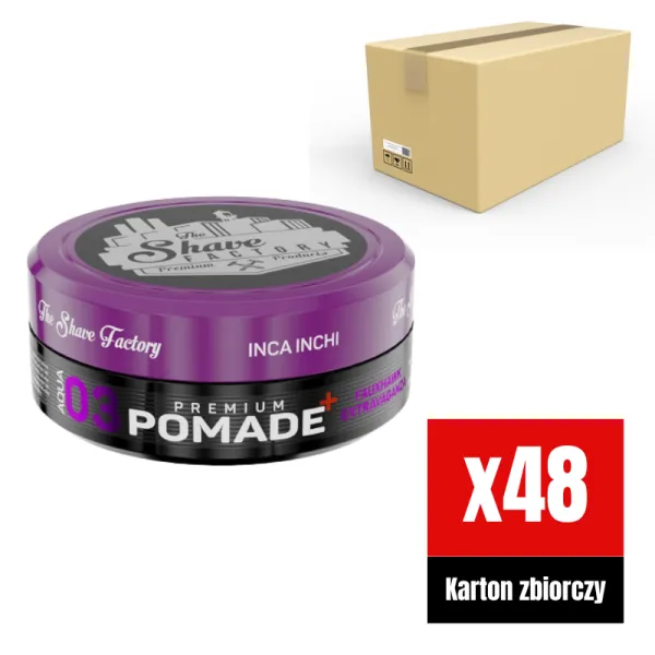 The Shave Factory - Premium Pomade Fauxhawk Extrawaganza 03 - Pomada do włosów KARTON 48x150ml