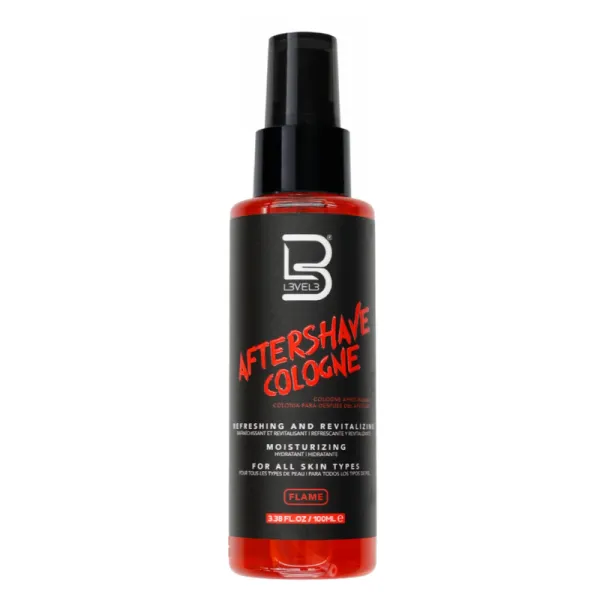 L3VEL3 / LV3 - Flame Aftershave Cologne - Woda po goleniu 100ml
