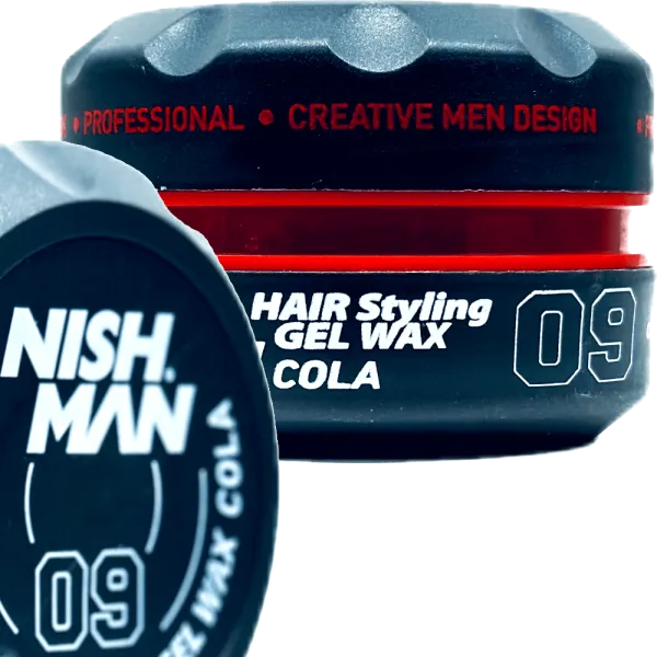 Nishman - 09 Styling Wax Cola - Pomada do włosów 150ml