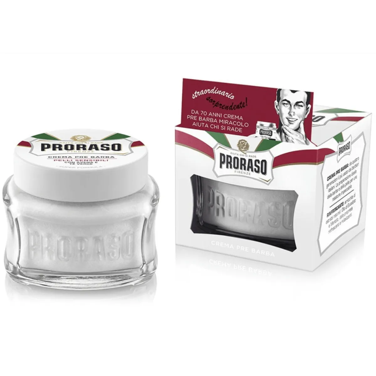Proraso - Sensitive, linia Biała - Krem przed goleniem 100ml