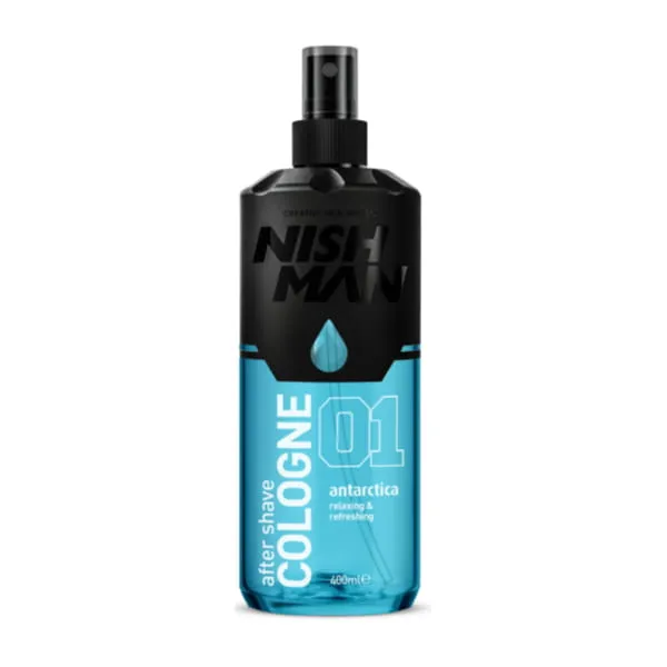 Nishman - 01 Antarctica - Aftershave, Woda po goleniu 400ml PAKIET 6+1