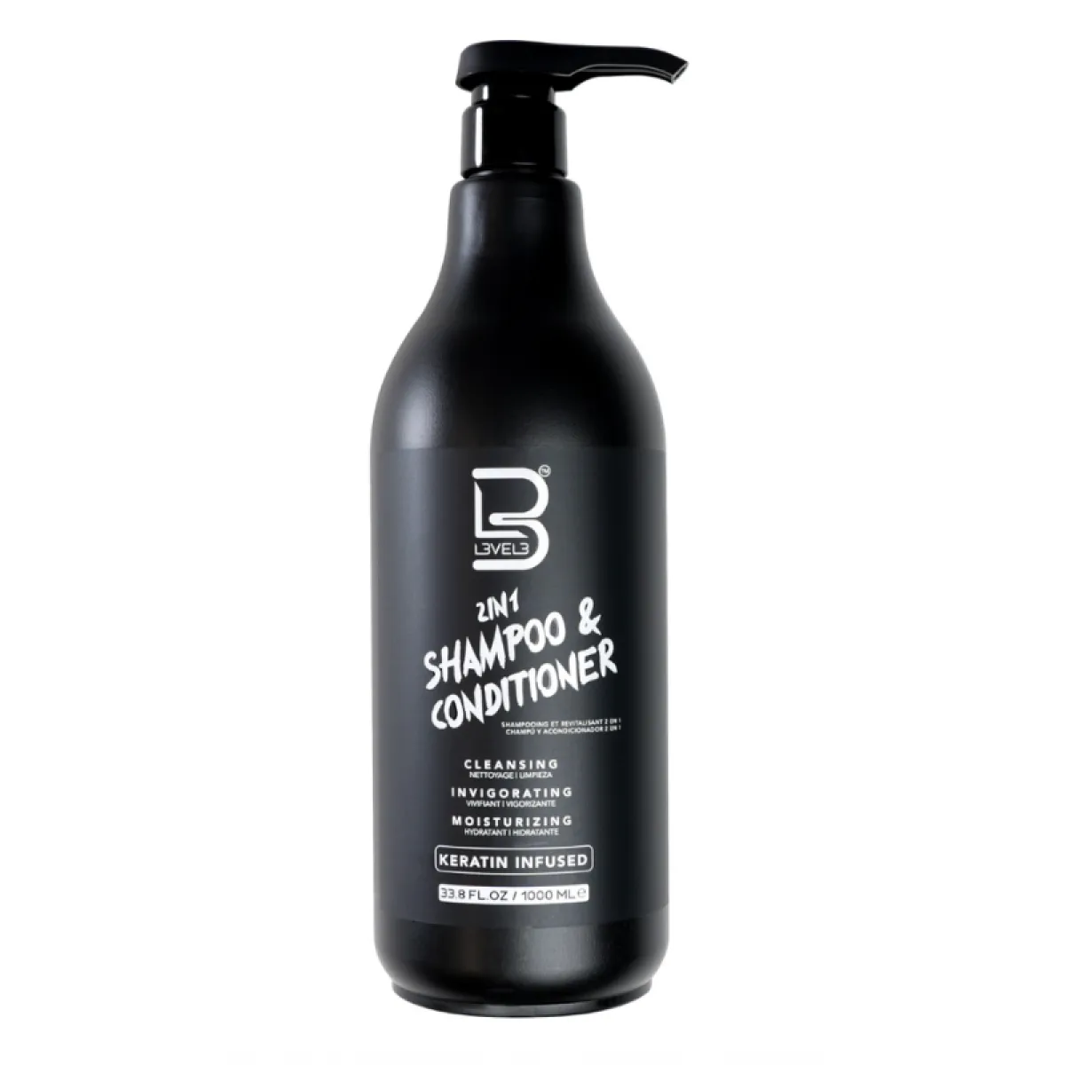 L3VEL3 / LV3 - 2 in 1 Shampoo & Conditioner - Szampon i odżywka do włosów 2 w 1 - 1000ml