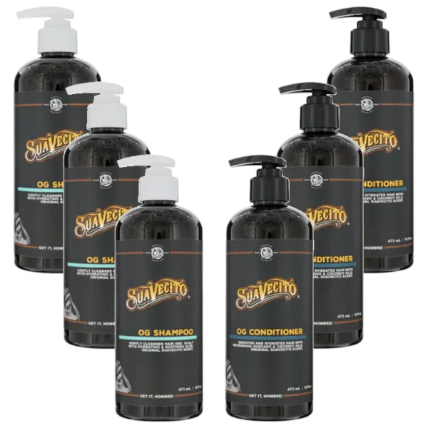 Suavecito - OG Shampoo & Conditioner - Szampony i Odżywki - Pakiet na myjkę
