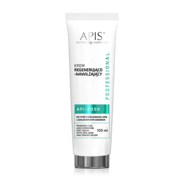 Apis - Api - Podo - Krem regenerująco-nawilżający do stóp z mocznikiem 20% i jonizowanym srebrem 100ml