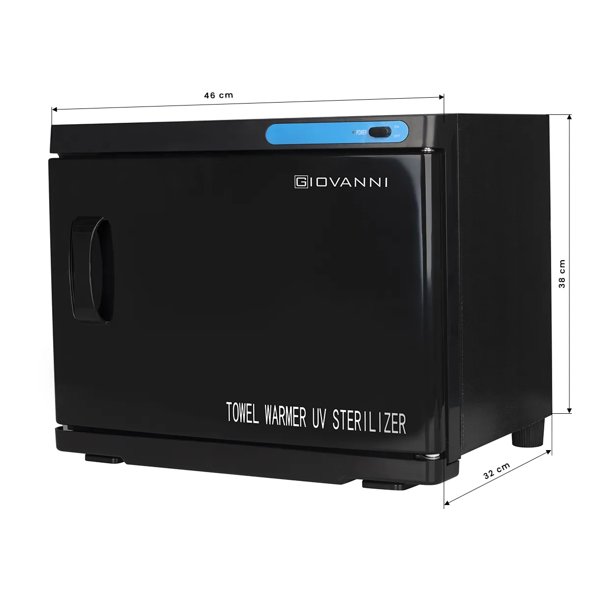 Podgrzewacz do ręczników ze sterylizatorem UV-C 23 L czarny