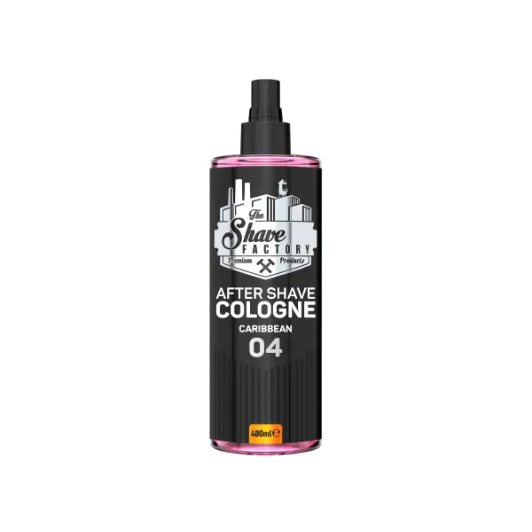 The Shave Factory - Caribbean 04 After Shave Cologne Spray - Perfumowana Woda Kolońska po Goleniu 400ml