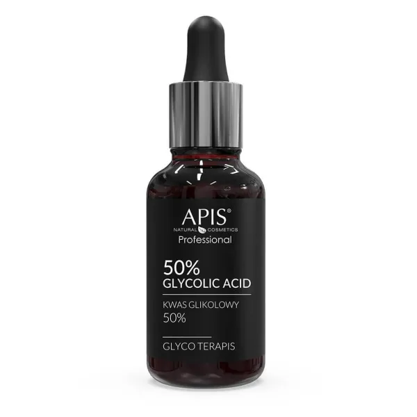 Apis - Kwas glikolowy 50% - Wspomagający złuszczanie przy bliznach, trądziku i zmarszczkach 30ml